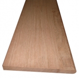 11-1/2 x 36 Unfinished Brazilian Cherry Solid Stair Tread