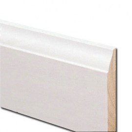 7/16 x 3-1/4 Primed Pine Colonial Baseboard