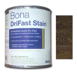 Bona DriFast Quick Dry Stain Graphite 1 qt