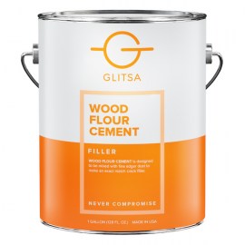 Glitsa Wood Flour Cement 1 gal