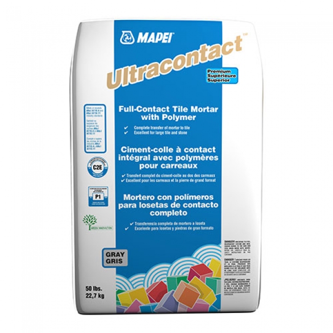 Ciment-colle pour porcelaine de MAPEI