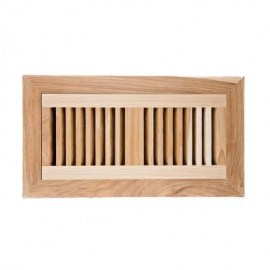 Hickory Wood Vent Vertical Flush Mount With Damper