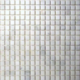 5/8x5/8 Oriental White Marble Mosaic