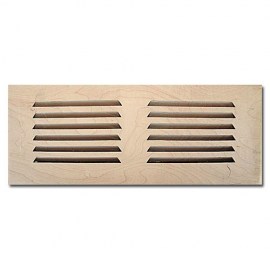 Maple Wood Vent Drop In 6x10 No Damper